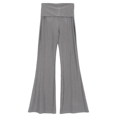 孕妇微喇裤子外穿春夏季薄款春装2026新款孕期不勒肚子瑜伽打底裤