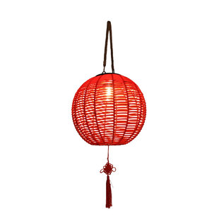 太阳能红灯笼2026新款充电户外农村别墅大门口阳台庭院吊灯挂灯