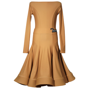 薇妮拉丁舞比赛服装新款赛服女童专业比赛服少儿规定服儿童分体