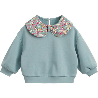 女童马克珍妮卫衣超舒棉碎花