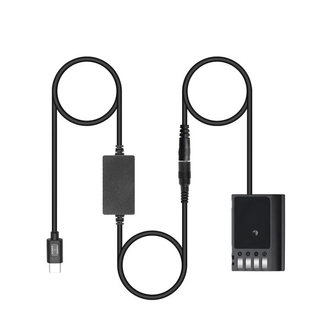 沣标Type-C接口DMW-BLK22假电池外接电源直播适用松下DC-S5M2 S5 S9 GH6 GH5M2 S5M2X LUMIX S5 S1R二代相机