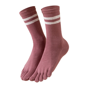 恒源祥2026新款五指袜子女士纯棉防臭中筒袜秋冬季长袜女夏季薄款