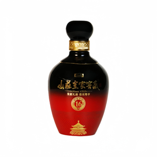 承德特产平泉山庄皇家窖藏16 纯粮食浓香型低度白酒38度450ml单瓶