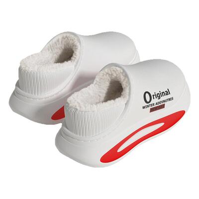 防水棉拖鞋男士冬天家居2025新款包跟棉鞋保暖拖鞋秋冬季男款外穿