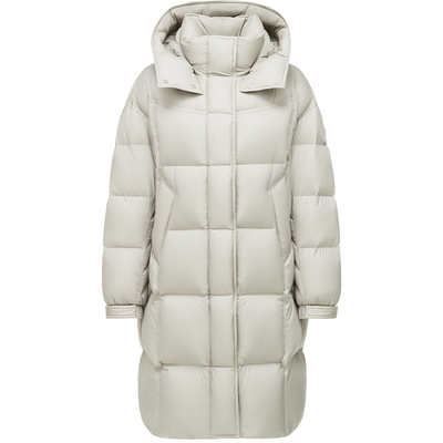 坦博尔高充绒廓形中长款羽绒服女