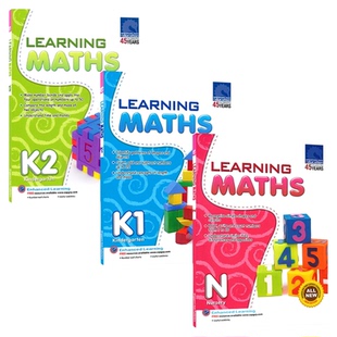 新加坡数学 SAP Learning Maths N-K2 3-6岁 幼儿园数学练习册 CPA教学法 数学建模思维启蒙 逻辑推理 基础学习系列教辅 英文原版