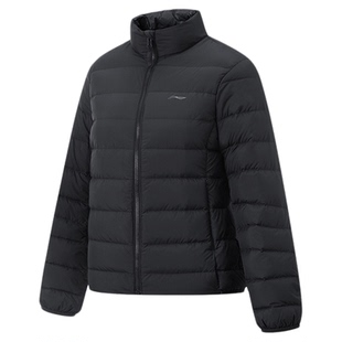 李宁短款羽绒服女士2026冬季新款运动轻薄保暖女子运动外套上衣服