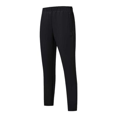 特步梭织长裤男加绒训练运动长裤