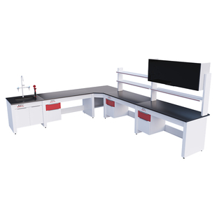 爱迪生全钢实验台定制实验桌中央边台工作台通用试验台化验台