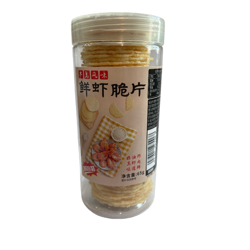 鲜虾片鲜香酥脆半岛风味真虾脆片