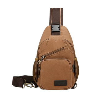 2023新款胸包斜挎包腰包男韩版帆布包时尚男士包单肩包户外小背包