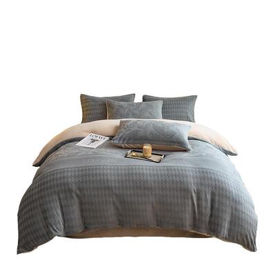 无印良品牛奶绒被套单件2025新款