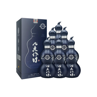 互助八大作坊青稞酒 15号46度500ml*6瓶清香型粮食白酒礼盒整箱装