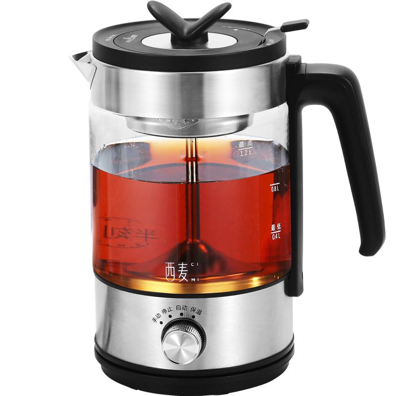 西麥煮茶器黑茶養(yǎng)生蒸茶煮茶壺電熱煮茶一體家用全自動蒸汽噴淋式