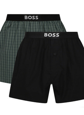 Boss男士2件装四角内裤