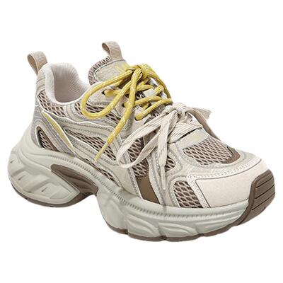 saturdaymode机能风网面老爹鞋女