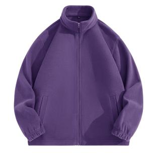 NN真维斯立领外套男款冬季加绒内搭抓绒上衣青少年摇粒绒加厚衣服