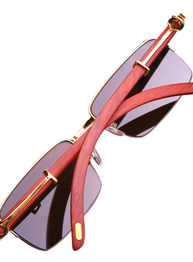 实木水晶石箫秒太阳镜