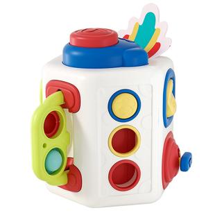 曼龙宝宝忙碌球六面体早教魔方益智多面体1-3趣味多功能婴儿玩具