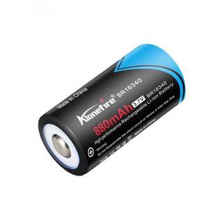 16340锂电池大容量激光灯手电筒头灯红绿外线3.7V充电电池