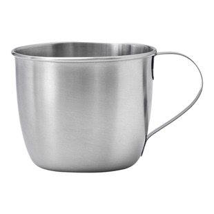 霜山不锈钢漱口杯迷你杯带手柄可壁挂式洗漱杯冲剂伴侣吃药小杯子