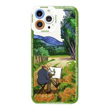 8.8元包邮  自由光 梵高 油画手机壳