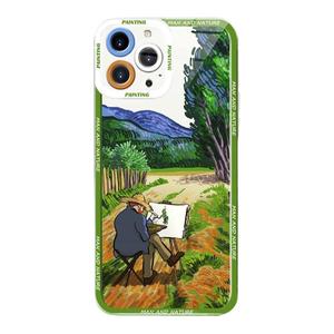 8.8元包邮  自由光 梵高 油画手机壳