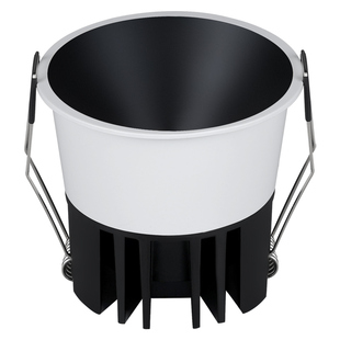 爱多辉极窄边框射灯led嵌入式侘寂风奶油客厅防眩光cob护眼天花灯