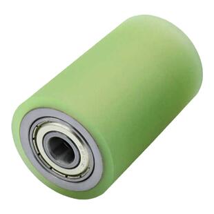 现货90度聚氨酯胶轮从动轮无动力托辊流水线滚轮辅助轮输送带轮