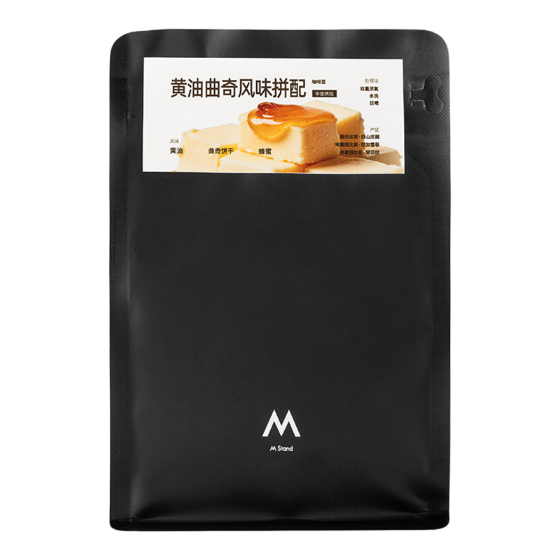 【618立抢】M Stand黄油曲奇风味意式咖啡豆250g美式咖啡中烘豆