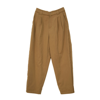 忘城H1497座/越过山丘/26春季新款天丝棉混纺垂感宽松哈伦裤裤子