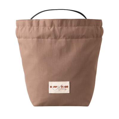 手提饭盒袋上班族通勤带饭便携保温便当包男女高颜值提包饭兜餐包