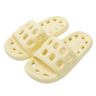 三利浴室拖鞋女防滑不易臭脚卫生间洗澡男漏水抗菌家居室内凉拖夏