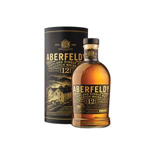艾柏迪12年高地单一麦芽苏格兰威士忌 原装进口洋酒 Aberfeldy