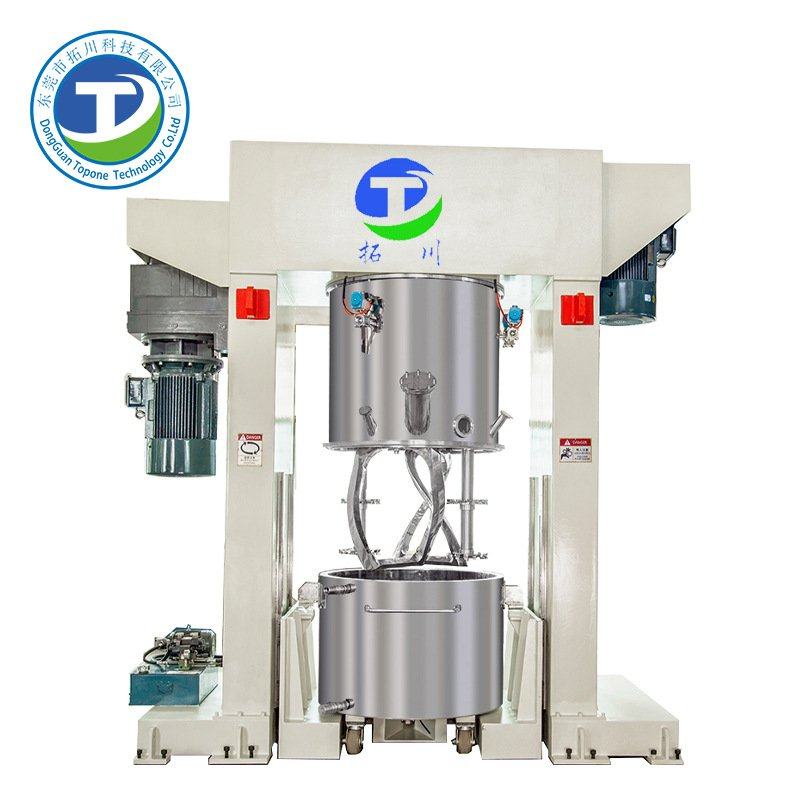 供应拓川电池浆料真空捏合机 导电银浆 陶瓷电子浆料双行星搅拌机