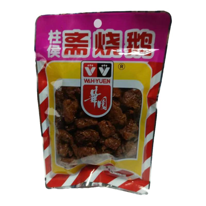 怀旧零食柱候黑椒麻辣素肉斋烧鹅