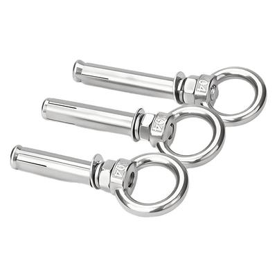 304不锈钢吊环膨胀螺丝带圈挂钩