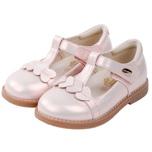 Dr.Kong江博士2025秋季婴幼儿单鞋粉红礼仪鞋女童皮鞋宝宝公主鞋