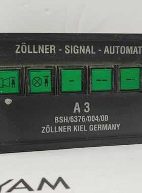 ZOLLNER KIEL SIGNAL AUTOMAT A3 BSH/6376/004/00 CONTROLLER SW