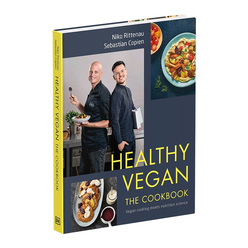 英文原版 Healthy Vegan The Cookbook 健康素食烹饪书 家庭料理食谱菜谱 英文版 进口英语原版书籍