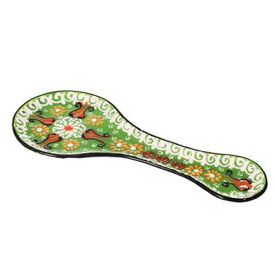 土耳其vono陶瓷浮雕搁勺架调味碟