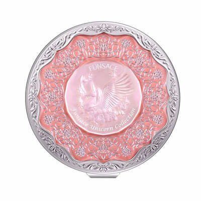 粉瑟独角兽定妆粉饼防水防汗控油