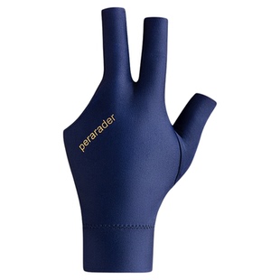 台球专用左手套打桌球杆防滑夏季透气冰丝黑白色男女助教职业弹力