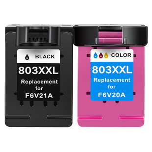 【顺丰包邮】色普乐适用hp/惠普2132墨盒hpdeskjet2132彩色墨盒dj2132打印机专用墨盒黑色803墨盒XXL可加墨