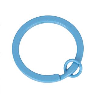 彩色钥匙圈 磨砂烤漆工艺 创意钥匙扣 金属钥匙链挂件