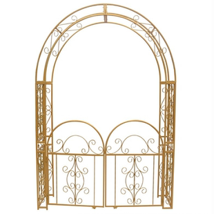 婚庆拱门花架爬藤架婚礼绢花拱门铁艺花架户外庭院花架网格花园门