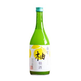杂贺日本原装进口柚子酒720ml清酒果香浓郁柚香馥郁酸甜甘辛平衡