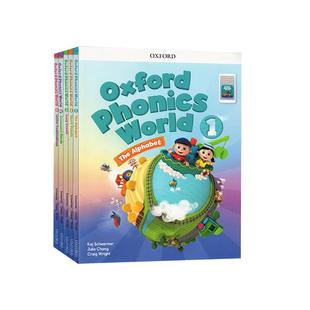 新版牛津自然拼读教材Oxford Phonics World1/2/3/4/5级牛津自然拼读世界opw幼少儿英语零基础发音自然拼读phonics教材OPW教材