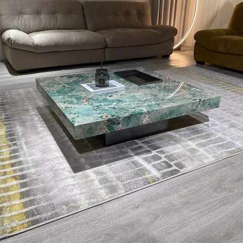 意式轻奢极简轻奢大理石方形大平层现代BOTECO设计师客厅茶几