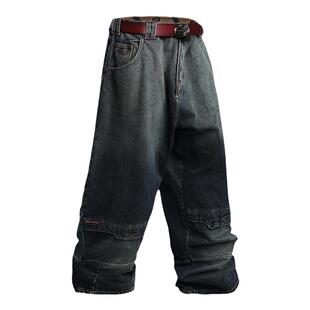 ACUSAJEANS 1994泥染做旧工装牛仔长裤633版型重磅洗水宽松肥大男